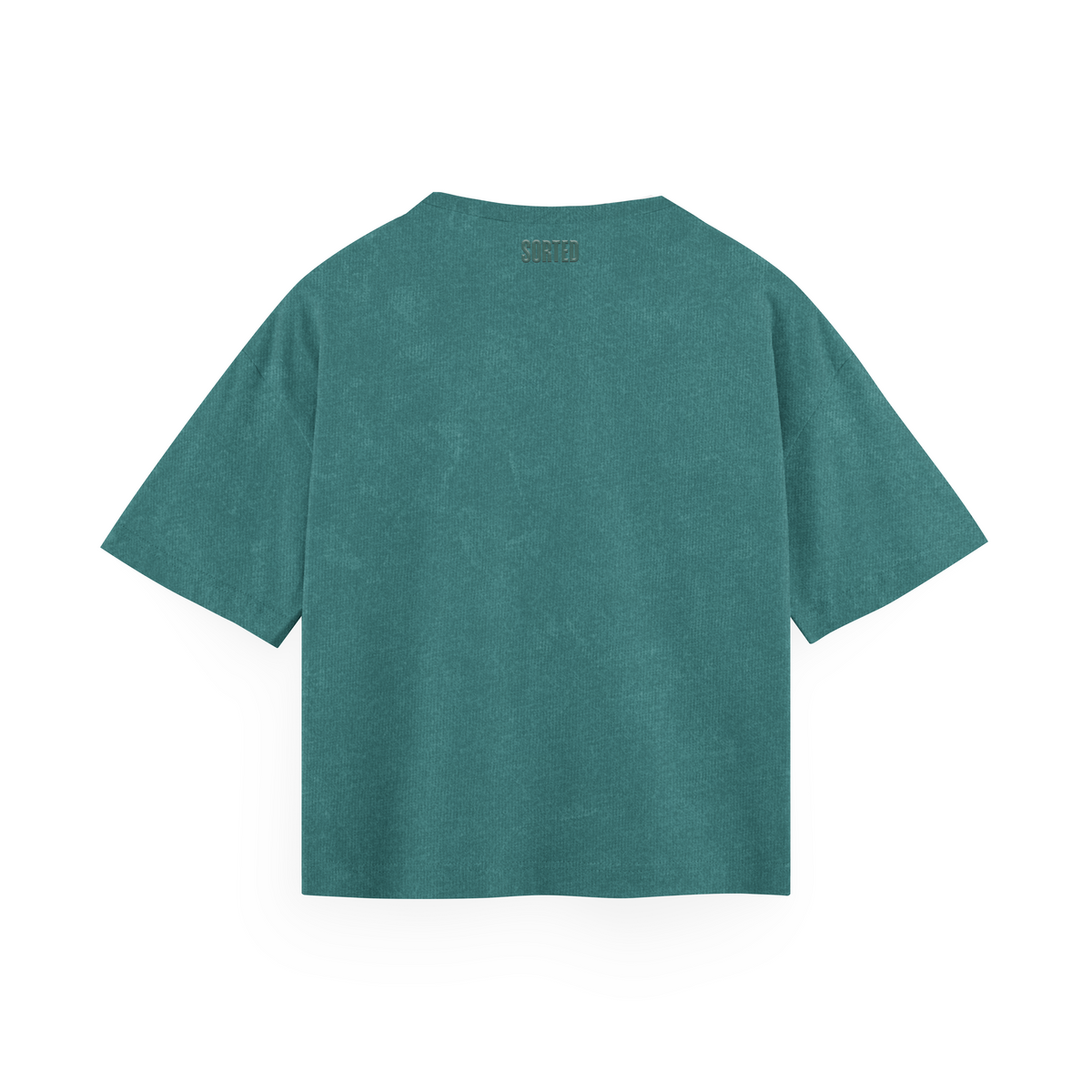 The Sorted Gradient Acid Wash Green Oversized Tee
